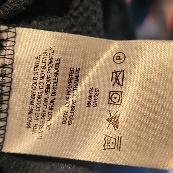 Columbia fleece dark blue zipper jacket coat size 1X - Picture 6 of 6